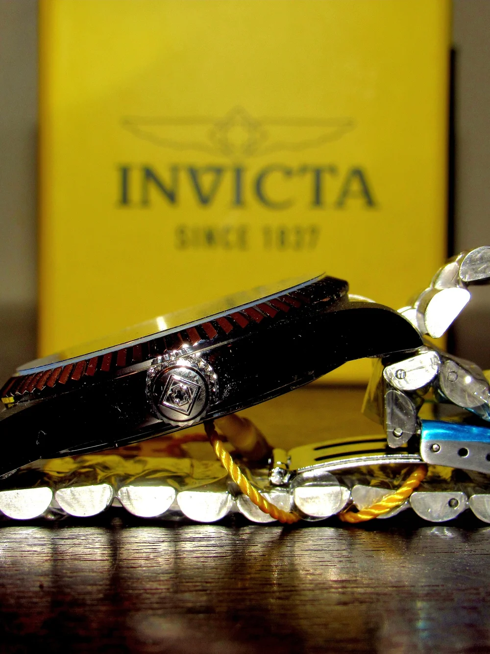 Invicta Silver Dial Stainless Steel Watch